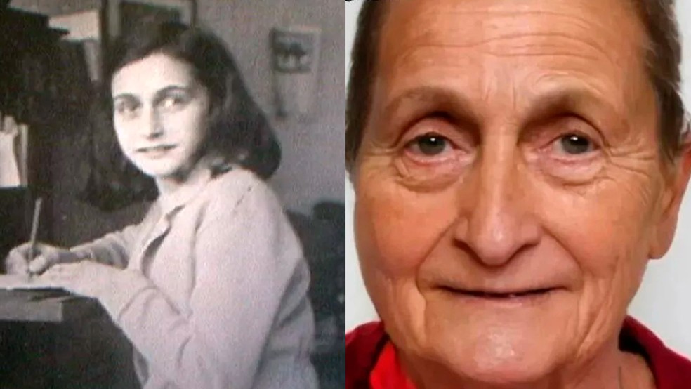 Anne Frank — Foto: Reprodução/Globonews e Reprodução/Hidreley Diao