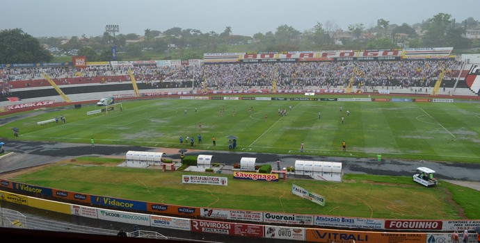 Estádio Santa Cruz, em Ribeirão Preto (Foto: Rodolfo Tiengo)
