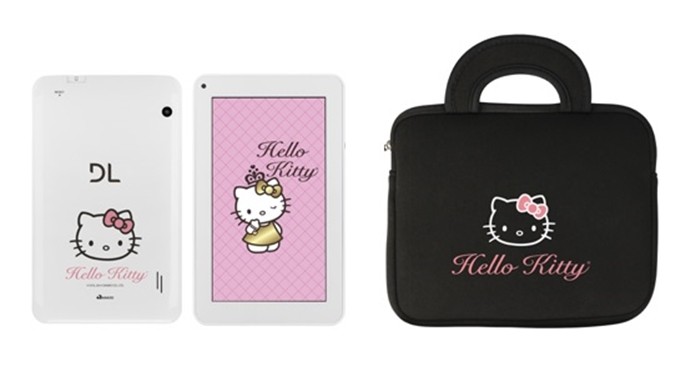 Tablet DL Hello Kitty roda Android KitKat (Foto: Divulgação/DL)