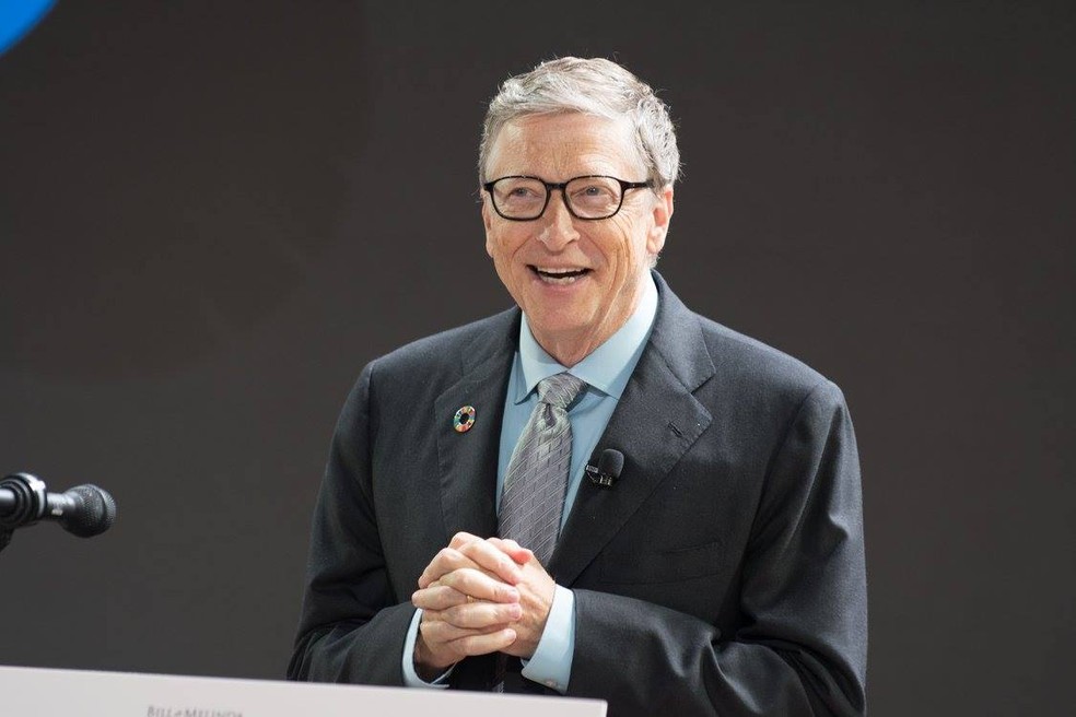 Com patrimônio de US$ 107 bilhões, Bill Gates afirma temer proposta de taxação de ultra bilionários — Foto: Reprodução Facebook