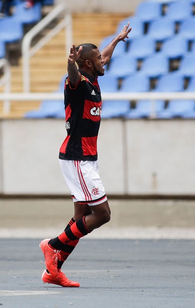Flamengo x Friburguense - comemoração gol Marcelo Cirino (Foto: Rudy Trindade / Agência Estado)