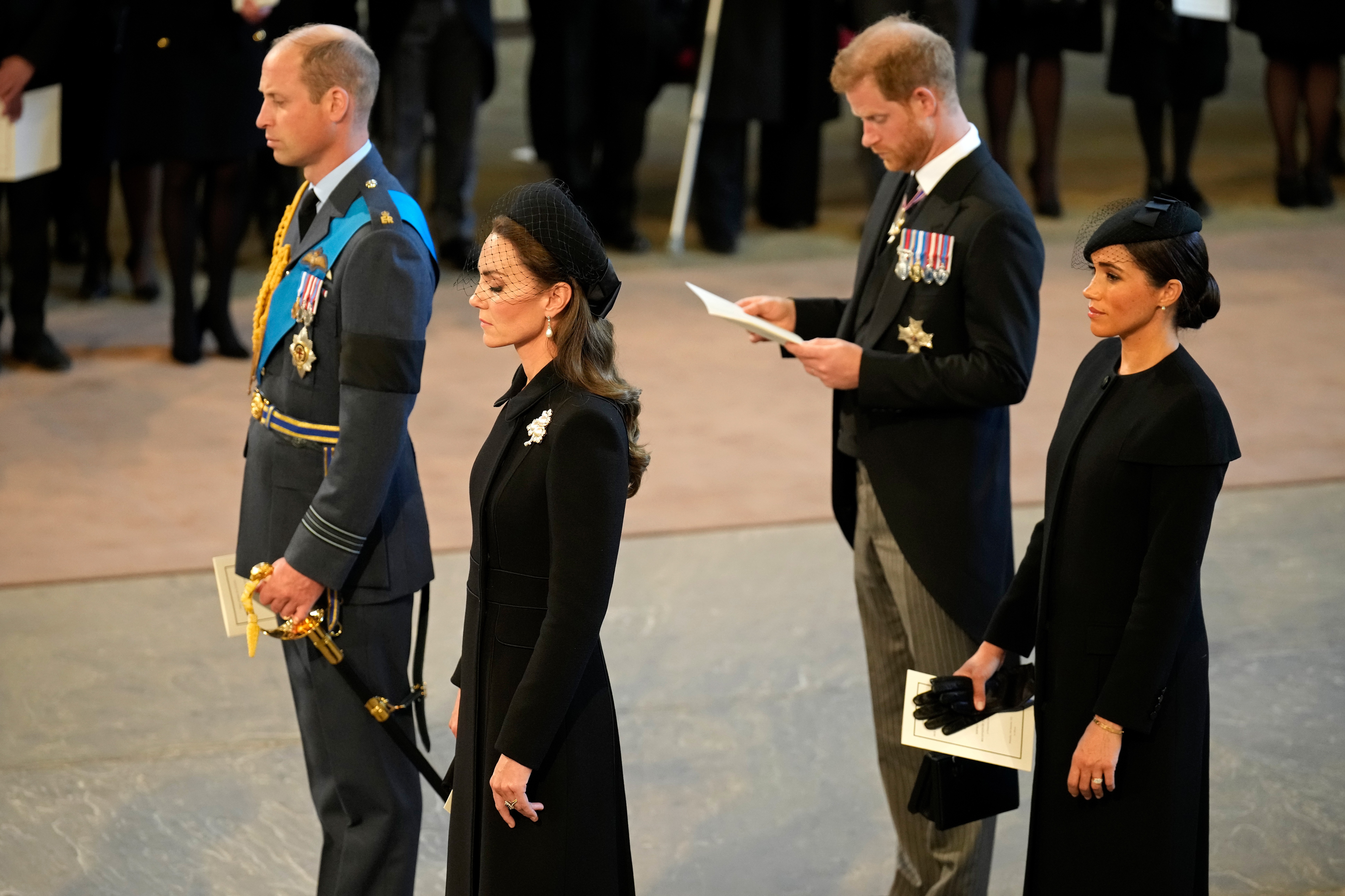 Harry, William, Kate e MEghan (Foto: Getty Images)
