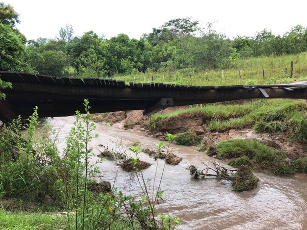 Chuvas causaram estragos na zona rural de Martinópolis (Foto: Divulgação/Prefeitura)