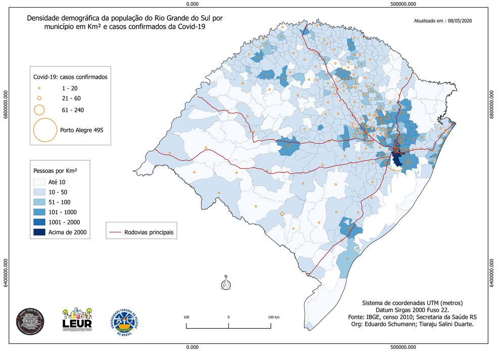 Estudo Mostra Avanco Da Covid 19 Para Municipios Com Maior Densidade Demografica No Rs Rio Grande Do Sul G1