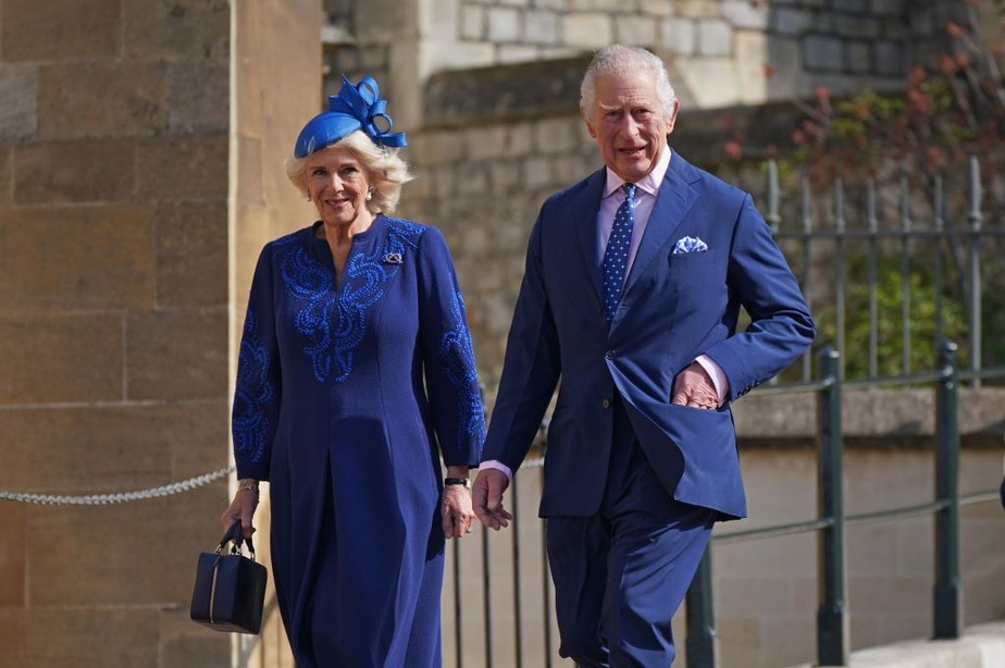 Rainha consorte Camilla e rei Charles