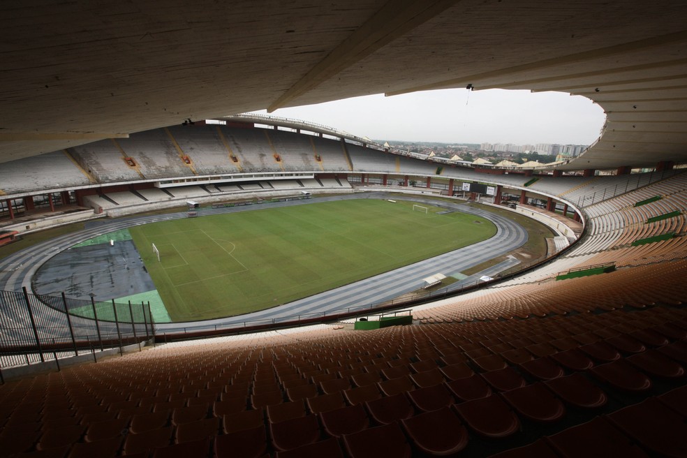 Estádio Mangueirão será palco dos jogos da final do Parazão 2020 — Foto: Cristino Martins/O Liberal