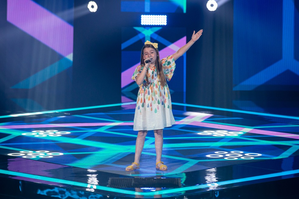 Duda de Paula escolheu a m&uacute;sica 'Meu Abrigo', do Melim, para a audi&ccedil;&atilde;o no 'The Voice Kids' &mdash; Foto: Artur Meninea/Gshow
