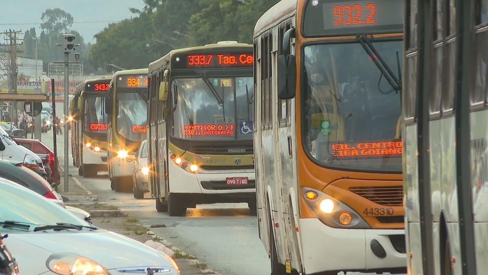 GDF cria plano emergencial para reforço do transporte público durante paralisação  — Foto: TV Globo/Reprodução