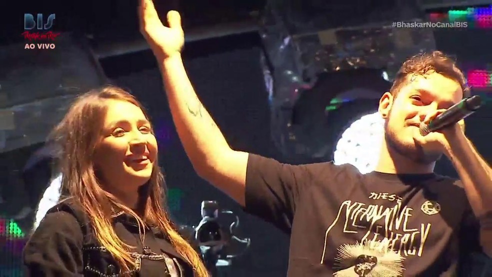 Ela Disse Sim Bhaskar Pede A Namorada Em Casamento No Palco Do Rock In Rio Rock In Rio Multishow