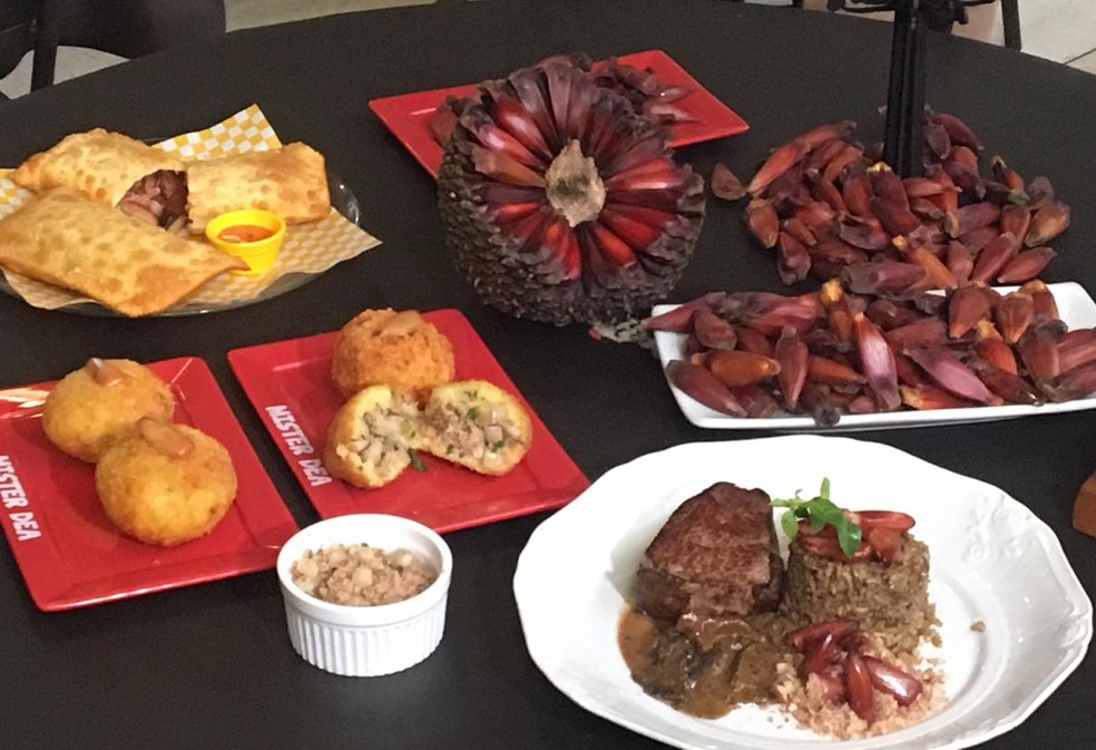 Durante o Festival Sabores do Pinhão, diversos restaurantes da capital vão preparar diferentes receitas usando a principal matéria prima paranaense, tudo comercializado em formato feira. — Foto: Divulgação.