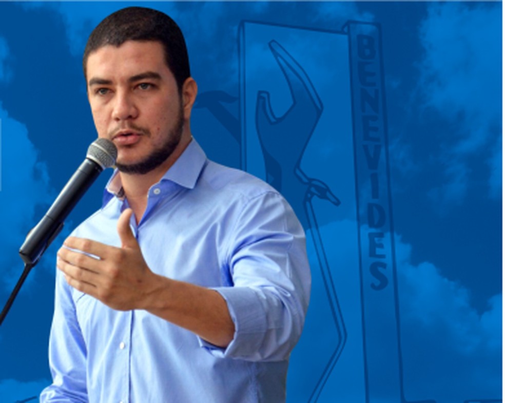 Ronie da Silva, prefeito de Benevides, no Pará. — Foto: Reprodução / Facebook