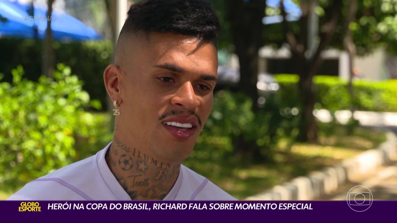 Herói na Copa do Brasil, Richard fala sobre perda do irmão e momento especial na carreira