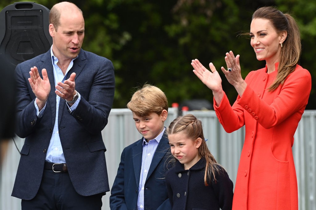 Kate Middleton, príncipe William, Goerge e Charlotte (Foto: Getty Images)