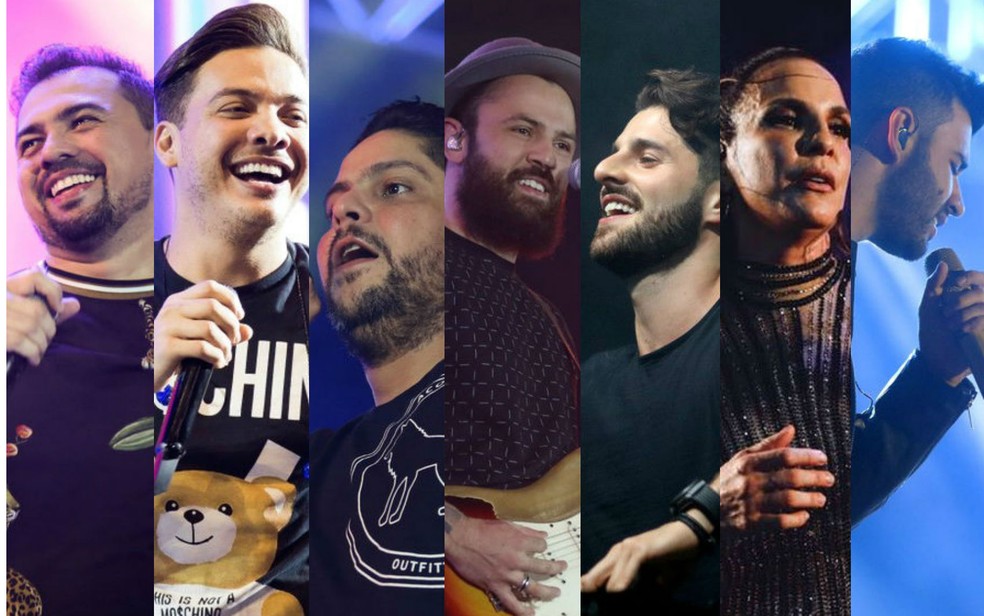 Atrações do segundo dia de Festival de Verão 2018 — Foto: Arte G1-BA