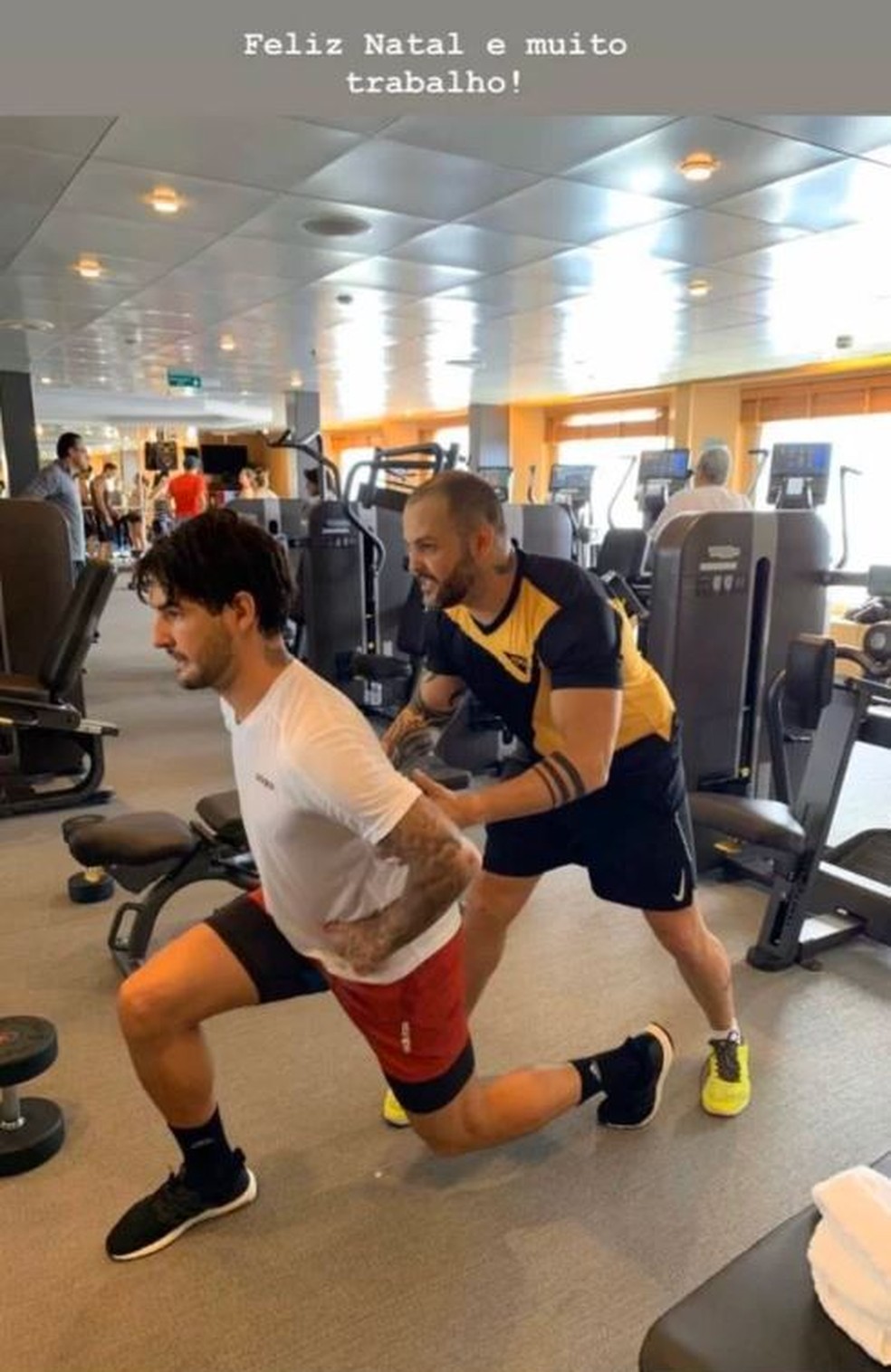 Alexandre Pato treina durante as férias — Foto: Reprodução