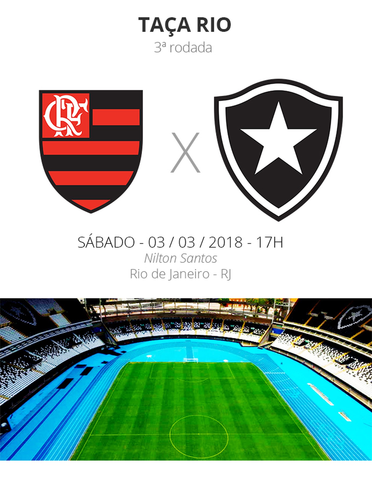 Rodada #3: tudo o que você precisa saber sobre Flamengo x Botafogo