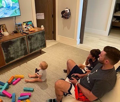 Justin Timberlake compartilha clique raro ao lado dos dois filhos (Foto: Reprodução Instagram)