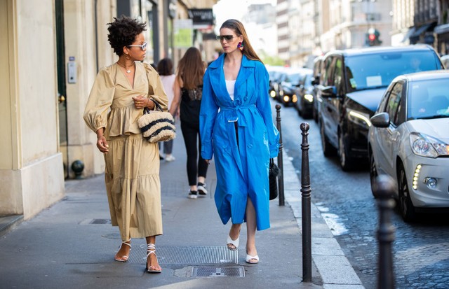 PARIS, FRANCE - JULY 03: Guests seen outside Valentino during Paris Fashion Week - Haute Couture Fall/Winter 2019/2020 on July 03, 2019 in Paris, France. (Photo by Christian Vierig/Getty Images) (Foto: Getty Images)