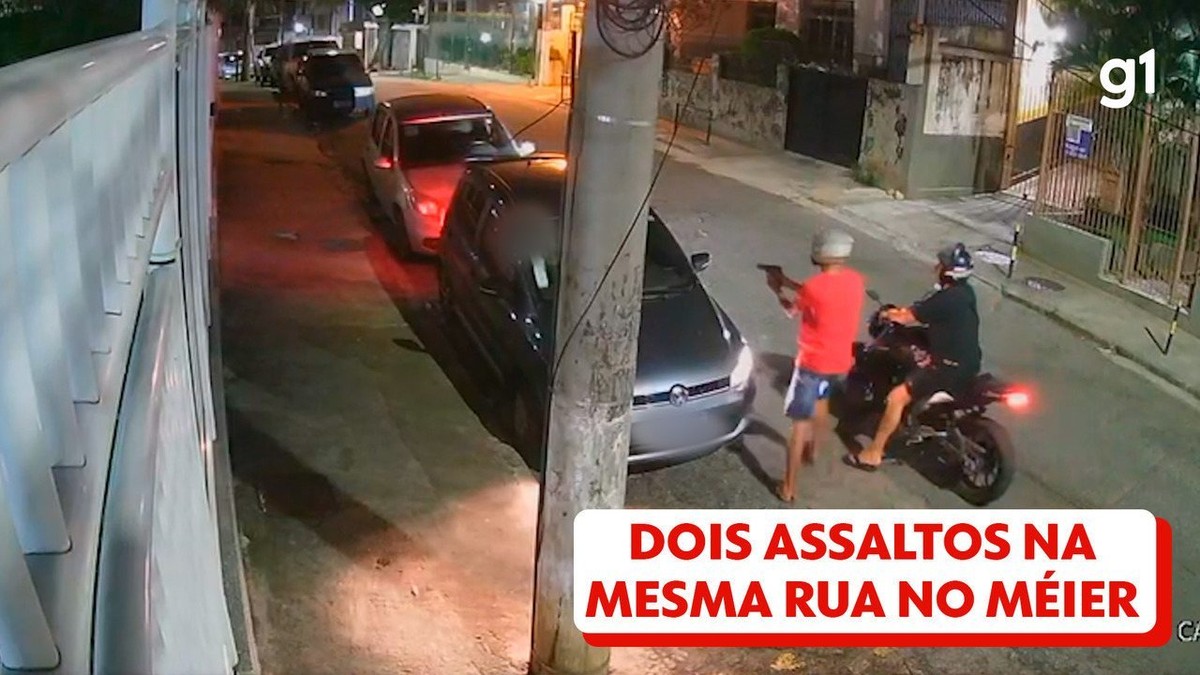 VÍDEO: Criminosos realizam assaltos em sequência em rua do Méier | Rio de  Janeiro | G1