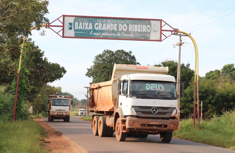 Baixa Grande do Ribeiro, no Sul do Piauí — Foto: Reprodução