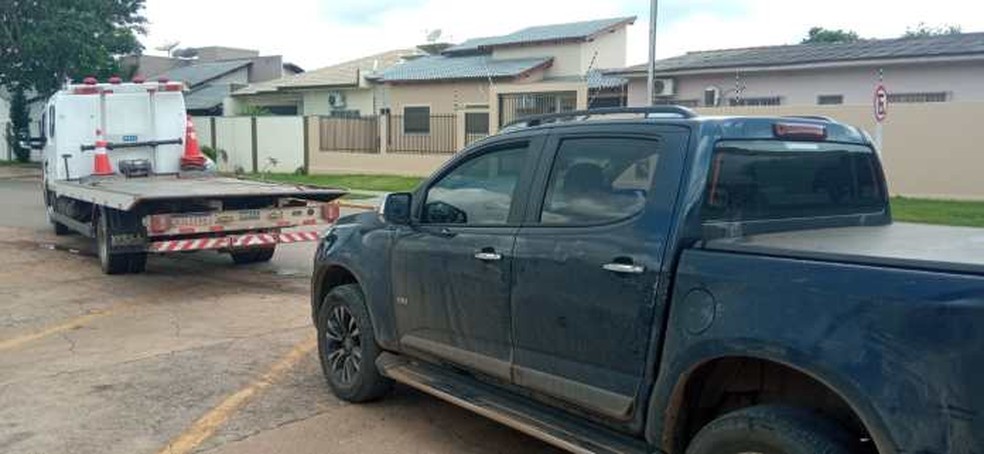 Três adolescente roubaram veículo de homem de 38 anos, eles alegam que passaram a noite com o dono do veículo — Foto: João Ricardo 