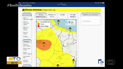 Previsão do Tempo: Fevereiro começa com chuva na maior parte do estado