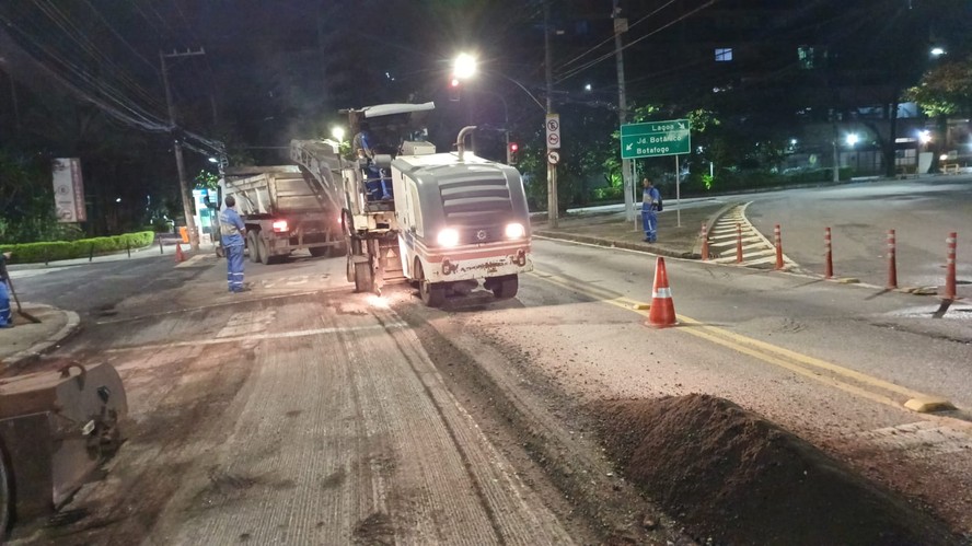 Marquês de São Vicente: rua foi a primeira da Gávea a ganhar novo asfalto