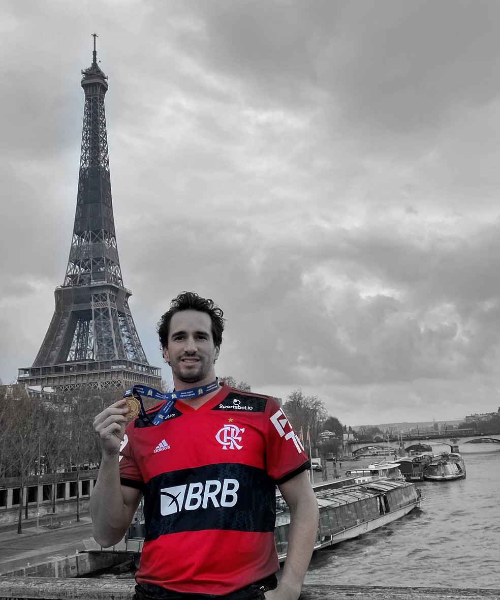 O francês Charles Hembert, auxiliar de Ceni no Flamengo — Foto: Reprodução 