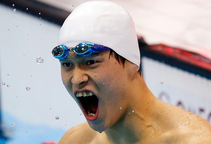 Sun Yang, Natação, Medalha de Ouro nos 400m Estilo livre (Foto: Agência Reuters)