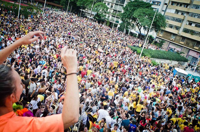 Carnaval na Praça Roosevelt: proibição da gestão Doria para blocos e shows (Foto: Agência Brasil/Arquivo)