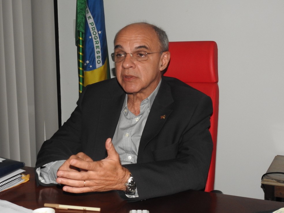 Entrevista Eduardo Bandeira de Mello presidente Flamengo — Foto: Fred Gomes