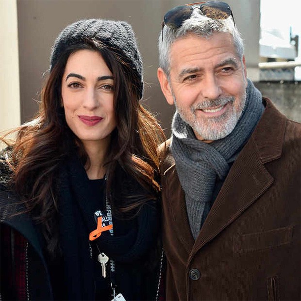 George e Amal Clooney na March For Our Lives  (Foto: Getty Images)