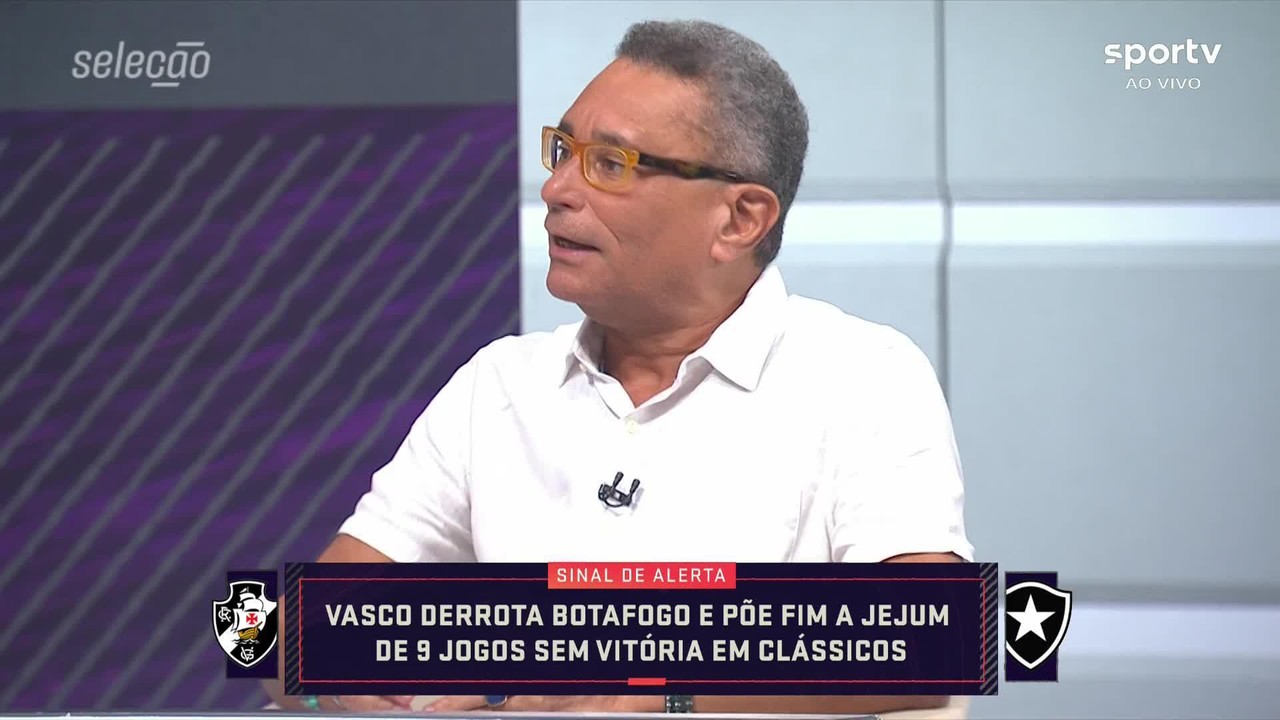 Vasco se aproveitou de descontrole emocional do Botafogo, diz PC Vasconcellos