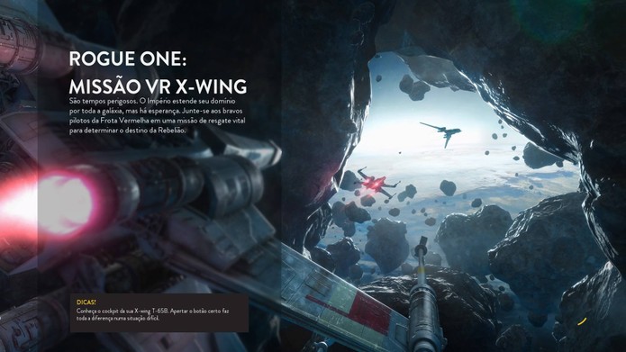 Missão de Rogue One leva o VR a Star Wars (Foto: Reprodução/Felipe Vinha)