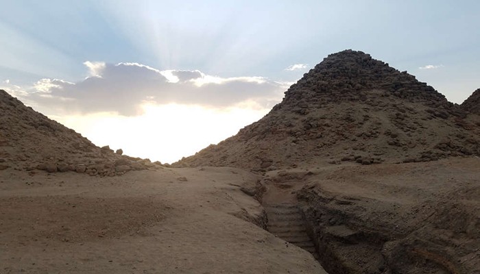 A pirâmide fica localizada no Sudão  (Foto: Nuri Archaeological Expedition/Abagail Breidenstein)