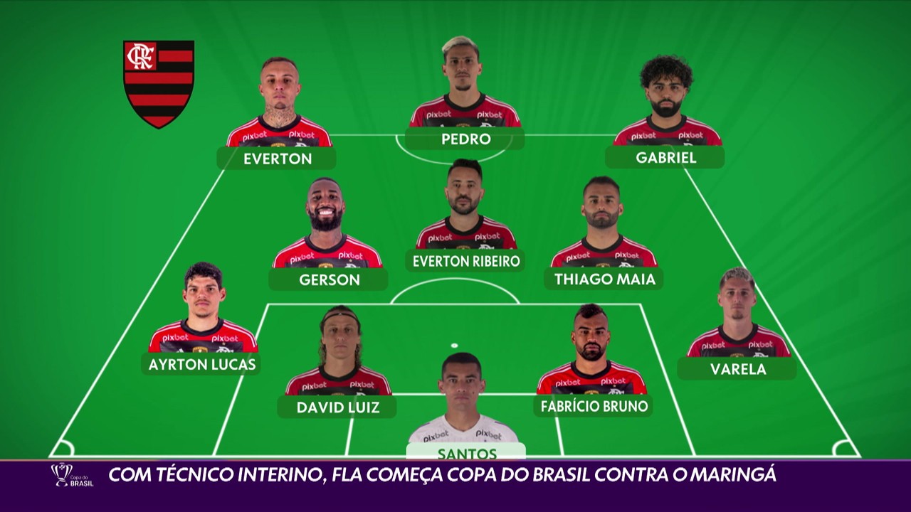 Com t&eacute;cnico interino, Fla come&ccedil;a Copa do Brasil contra o Maring&aacute;