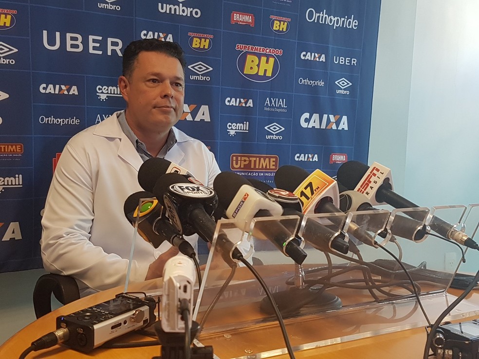 Sérgio Campolina concedeu coletiva nesta segunda-feira (Foto: Thaynara Amaral)