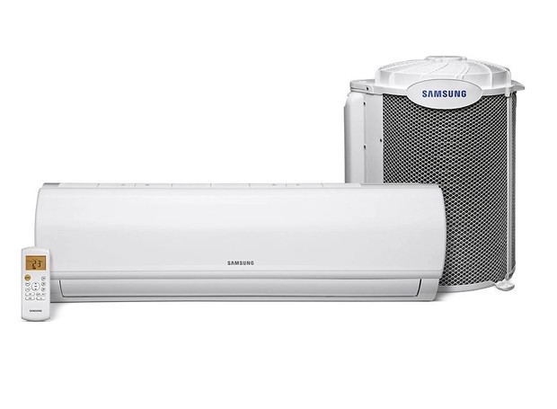 Ar-condicionado Split Samsung Max Plus conta com a função Good Sleep, que controla a temperatura mantendo o ambiente confortável por toda a noite (Foto: Reprodução / Shoptime)