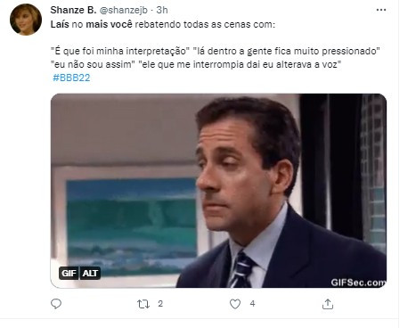 Reação com a participação de Laís no 'Mais você' (Foto: TV Globo )