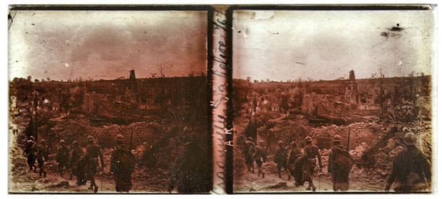 Fotografia da Primeira Guerra encontrada pelo fotógrafo Chris A. Hughes (Foto: Chris A. Hughes)