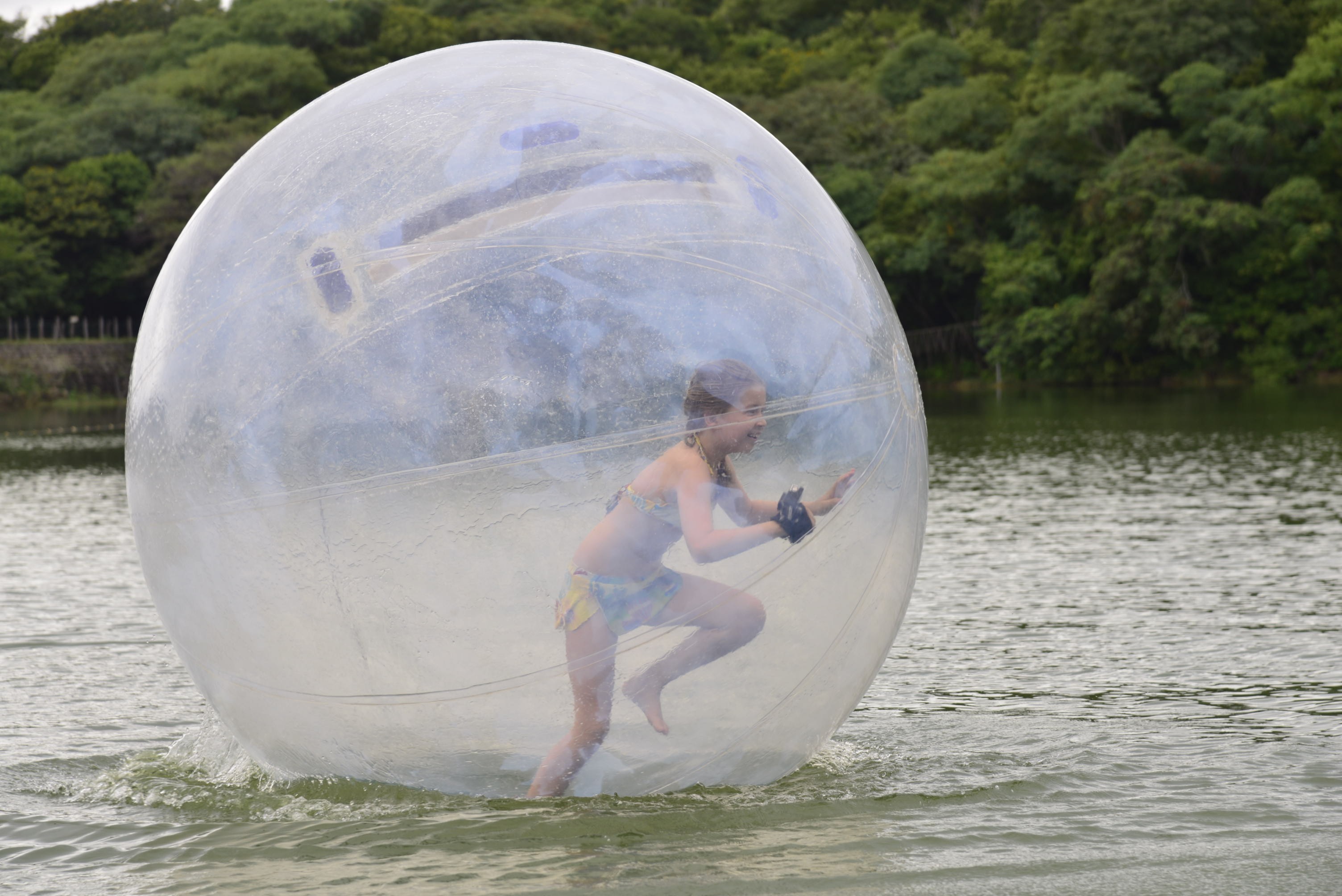 Aquaball é uma das atividades do iPark (Foto: Divulgação)