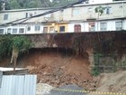 Defesa Civil interdita casas após deslizamento no Rio Comprido