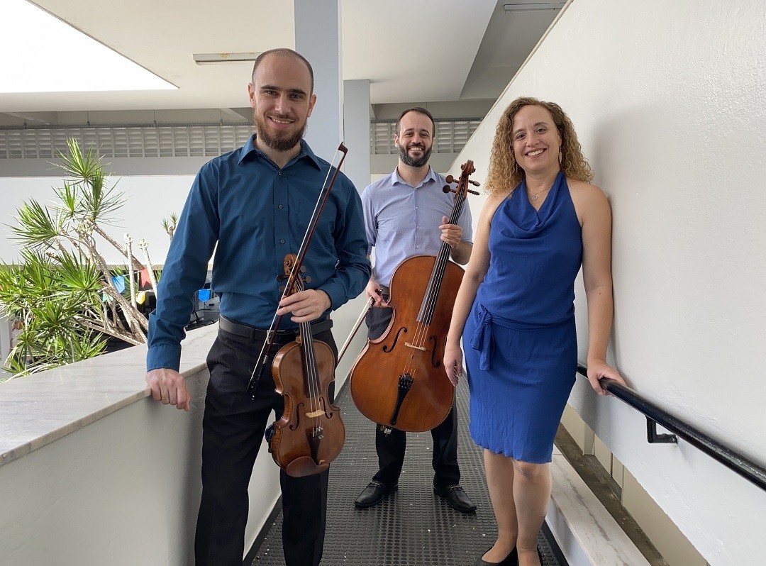 Trio Calidris é atração do projeto 'Concertos Potiguares' neste sábado (24) em Natal