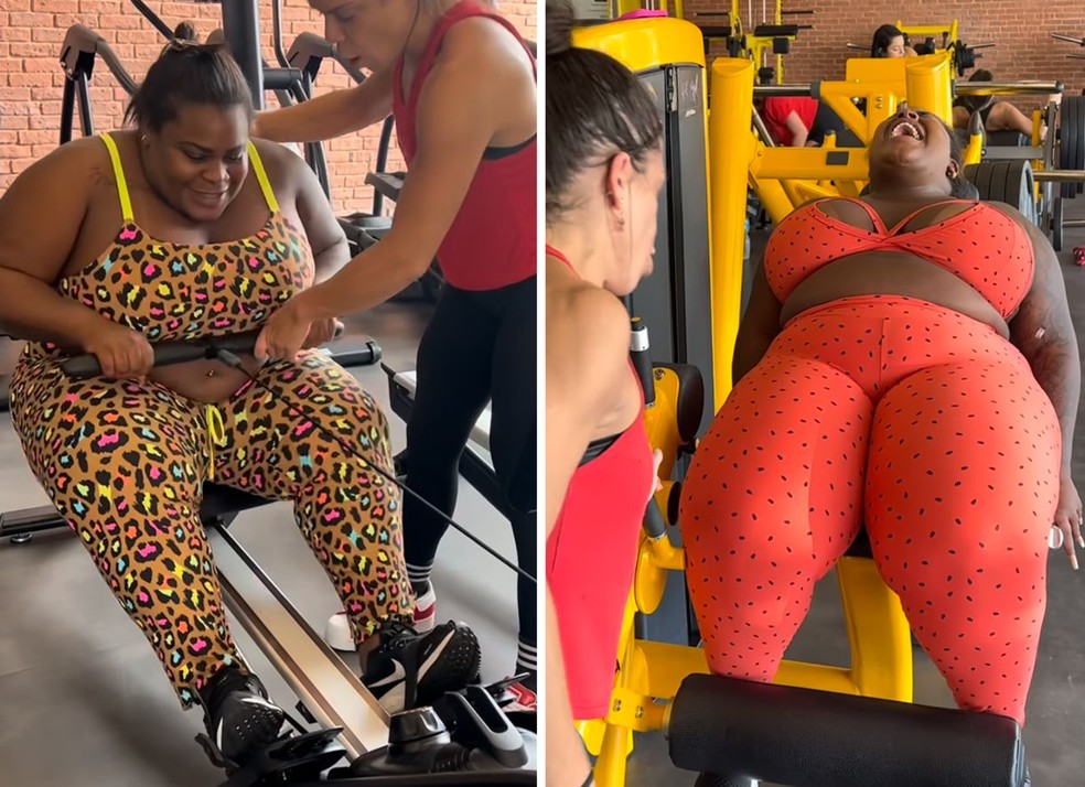 Jojo Todynho durante seus treinos &mdash; Foto: Reprodu&ccedil;&atilde;o/Instagram