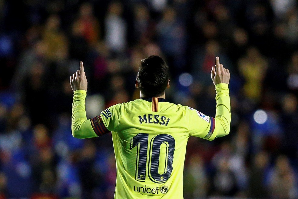 Segundo estudo, Messi é o sétimo jogador mais caro do mundo — Foto: EFE/ Biel Aliño