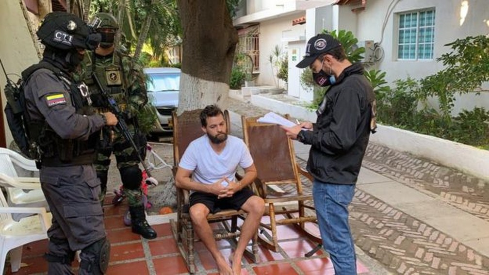Os Grenons operavam em um retiro na cidade colombiana de Santa Marta, segundo documentos do caso — Foto: Promotoria da Colômbia via BBC