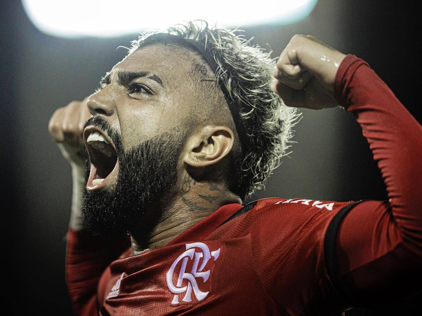 Gabigol durante comemoração de gol pelo Flamengo (Foto: Reprodução Instagram)