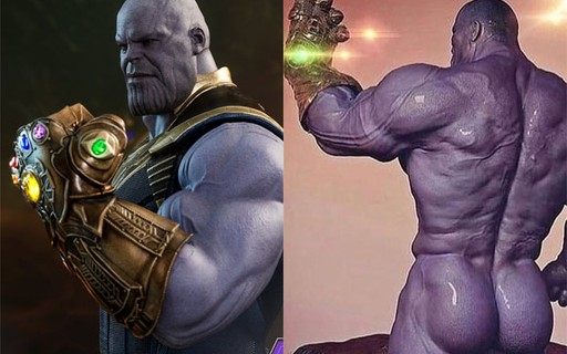 Ator de 'Vingadores: Guerra Infinita' posta nude do vilão Thanos.