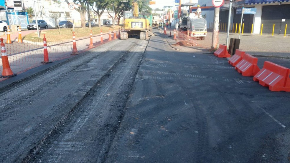 Obras em cruzamentos da Avenida Itavuvu continuam nesta quinta-feira &mdash; Foto: Divulga&ccedil;&atilde;o/Prefeitura de Sorocaba