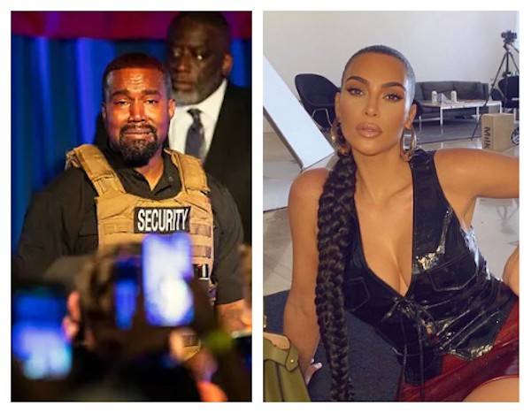 O rapper Kanye West emocionado durante um evento de sua campanha presidencial, que não contou com o apoio de Kim Kardashian (Foto: Getty Images/Instagram)